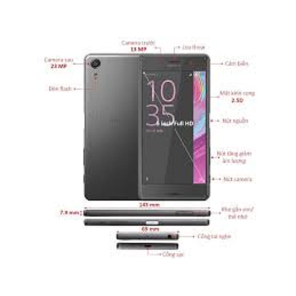 [Mã 229ELSALE hoàn 7% đơn 300K] [SIÊU SALE] điện thoại Sony Xperia X ram 3G/32G CHÍNH HÃNG - chơi Game mượt