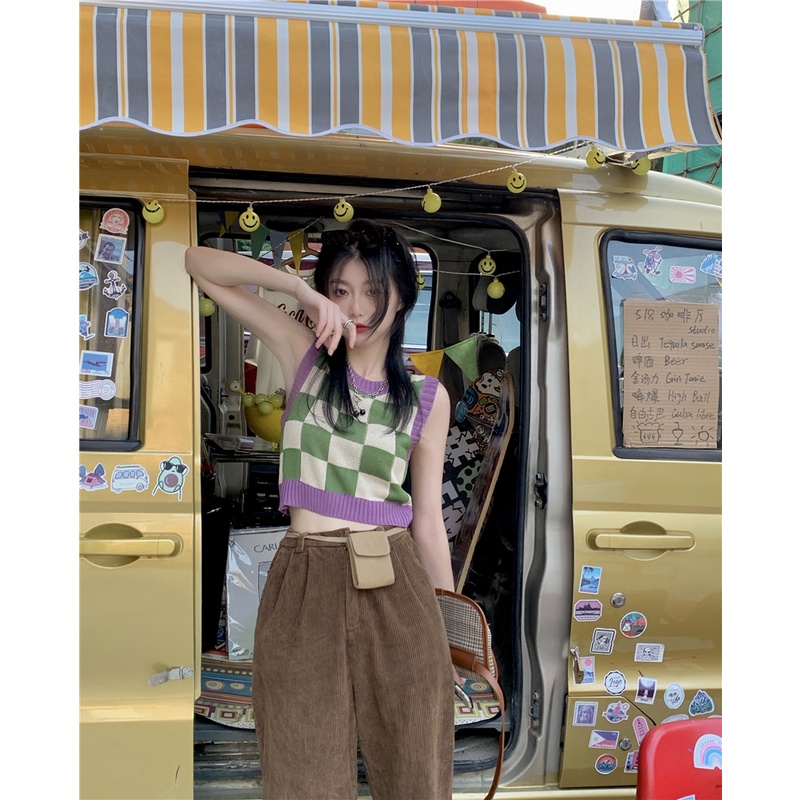 Áo len không tay phong cách Hàn Quốc thời trang cho nữ