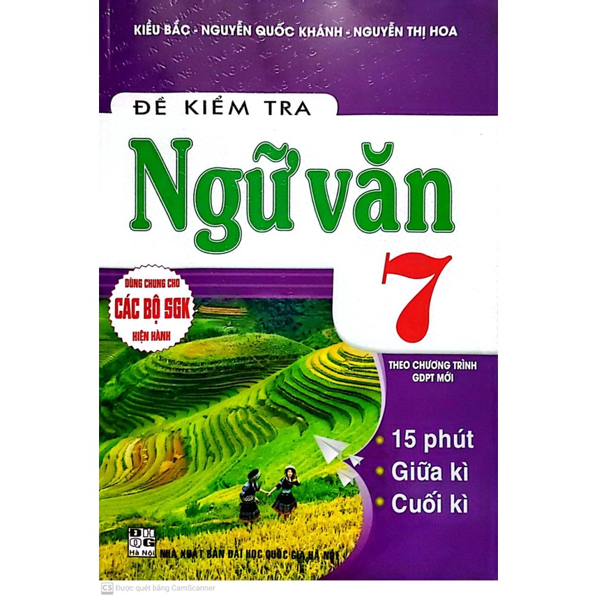 Sách - Đề Kiểm Tra Ngữ Văn 7 - 15 Phút - Giữa Kì - Cuối Kì