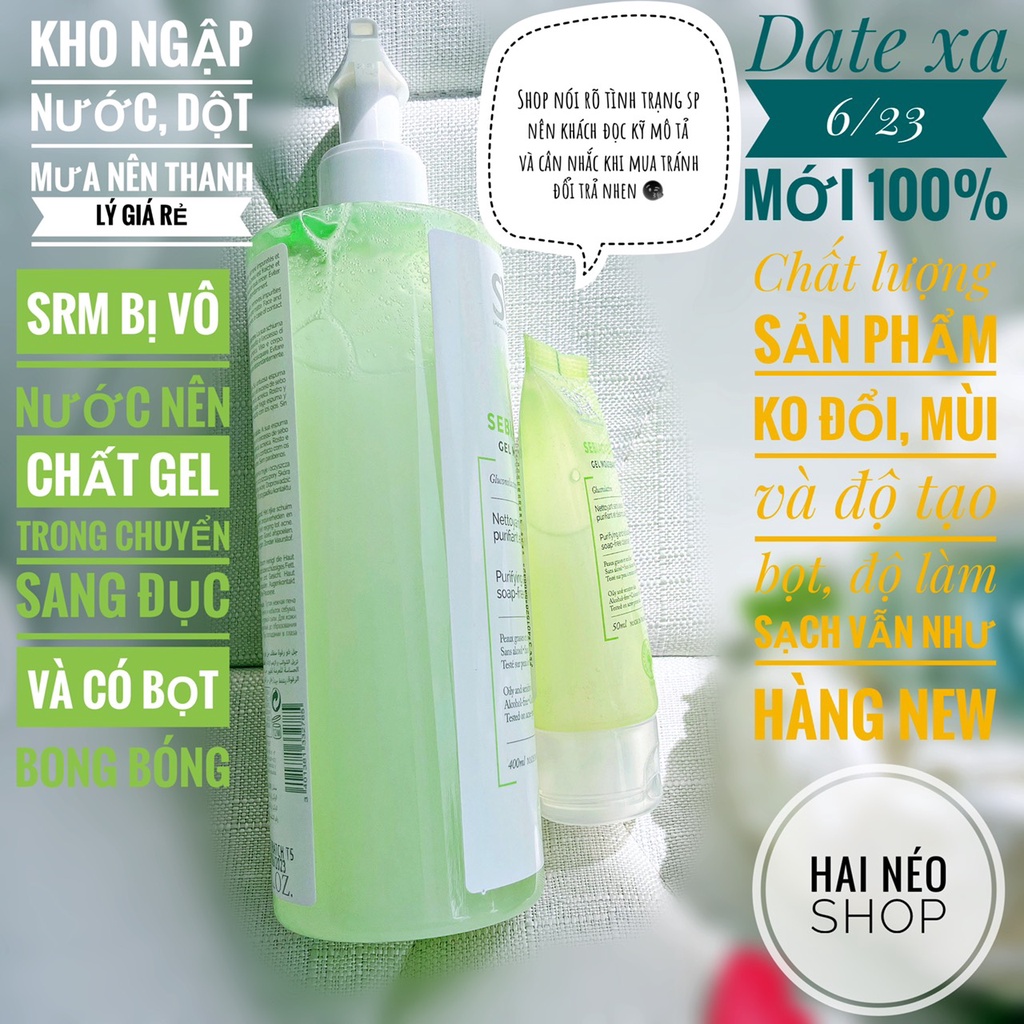 🚫[ĐỌC KỸ MÔ TẢ]🚫 Sữa Rửa Mặt Da Dầu Mụn Nhạy Cảm SVR Sebiaclear Gel Moussant (Pháp) | BigBuy360 - bigbuy360.vn