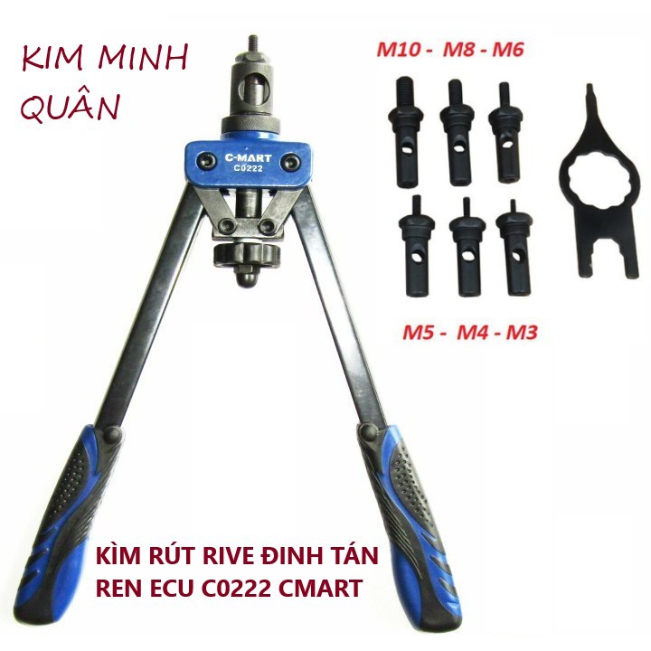 Kìm Rút Rive Đinh Tán Ren Ecu Cao Cấp M3 ~ M10 C0222 CMART