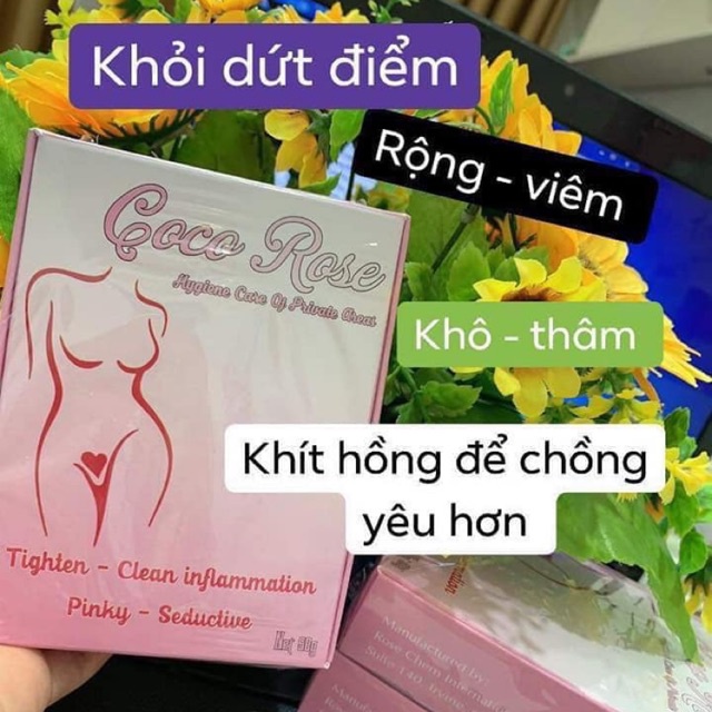 Bột phụ khoa Coco Rose, dung dịch vệ sinh se khít vùng kín và chăm sóc vùng kín hiệu quả ngay lần đầu sd