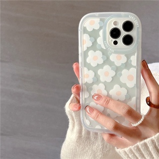 Ốp Điện Thoại Mềm Chống Sốc Và Chống Rơi Họa Tiết Hoa Cúc Trắng Cho Apple 13promax iPhone12/11 x/xr 7P/8p