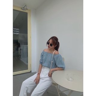 Áo trễ vai nữ tay lửng bo chun A-9150