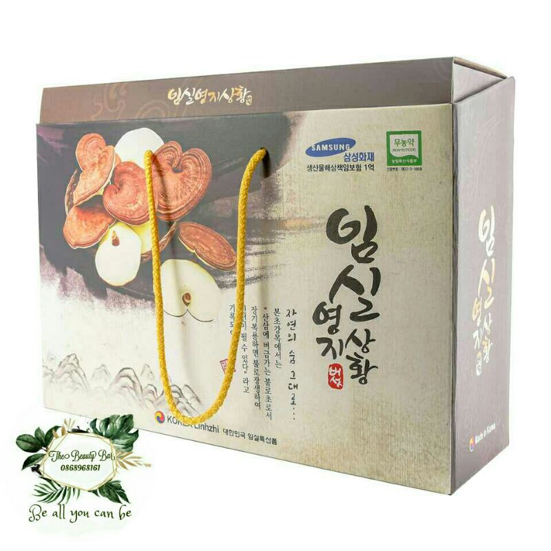 [Nhập khẩu Hàn Quốc] Nấm Linh Chi cao cấp Hàn Quốc Imsil Nonghuyp M 1kg | BigBuy360 - bigbuy360.vn