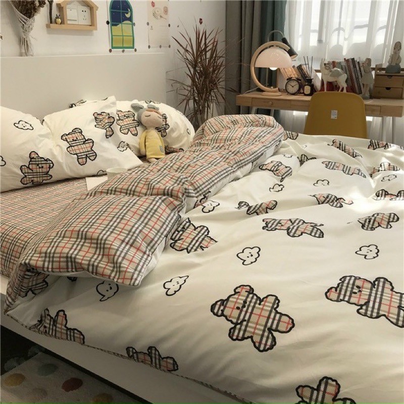 Poly Gấu BBR -  bộ vỏ chăn ga giường