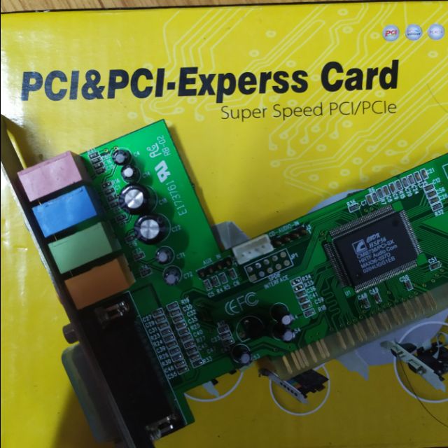 Card Sound PCI-Express 5.1CH 6-Channels 3D Digital Audio chipset CMI8738