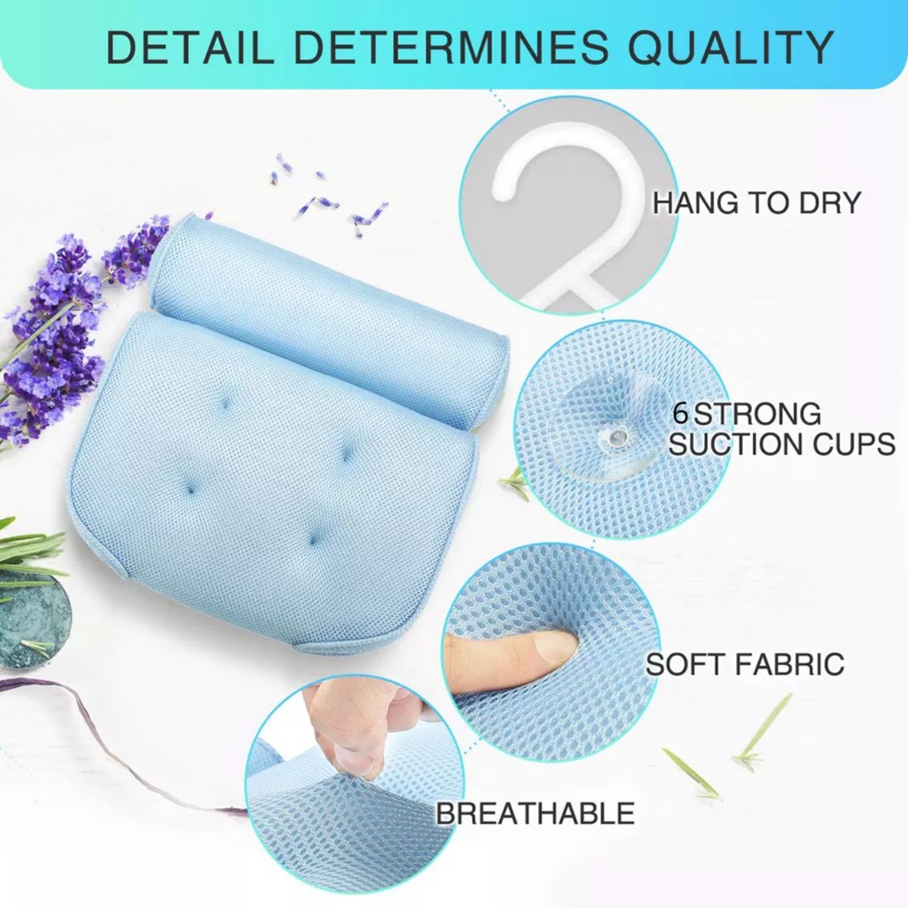 Gối Kê Cổ Bồn Tắm HomeSpa PILLOW Deluxe - Home and Garden