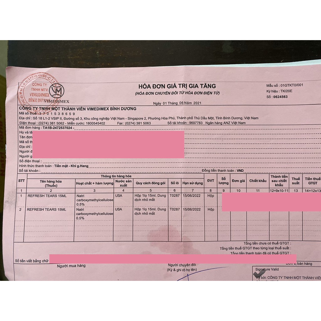 Nhỏ mắt Refresh Tear, 💊 Nước Mắt Nhân Tạo Chống Khô Mắt