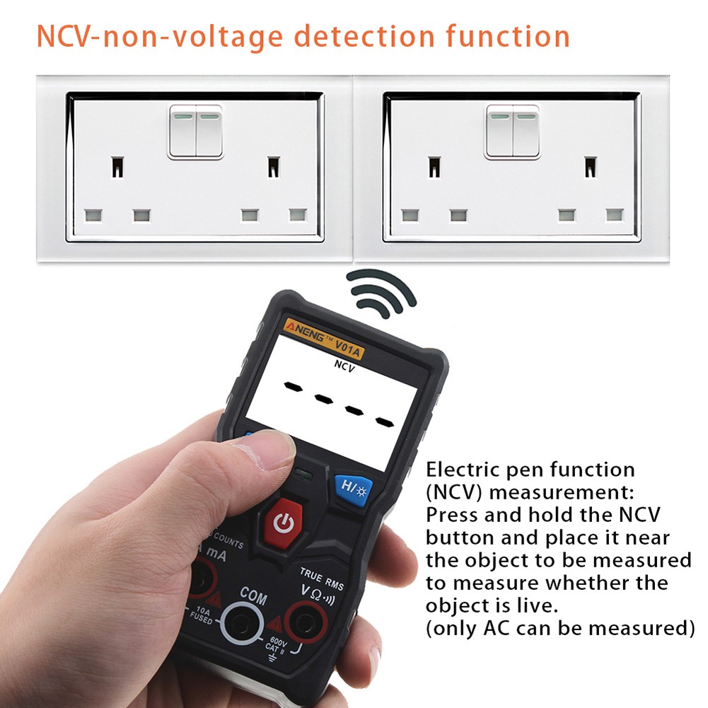 Đồng Hồ Đo Vạn Năng Kĩ Thuật Số Aneng V01A Ncv 4000