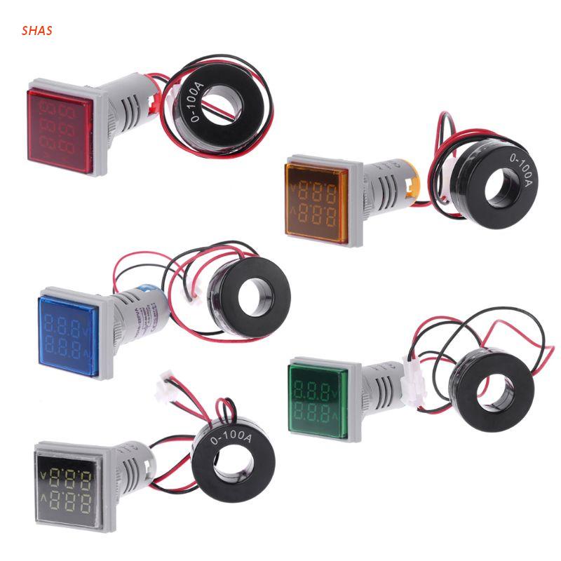Đồng hồ đo dòng điện ac 60-500v 0-100a