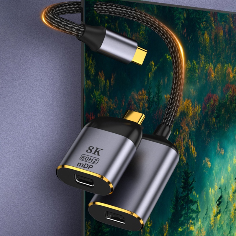Cáp Chuyển Đổi DP mini DP Sang TYPE-C Cho TV / Máy Chiếu