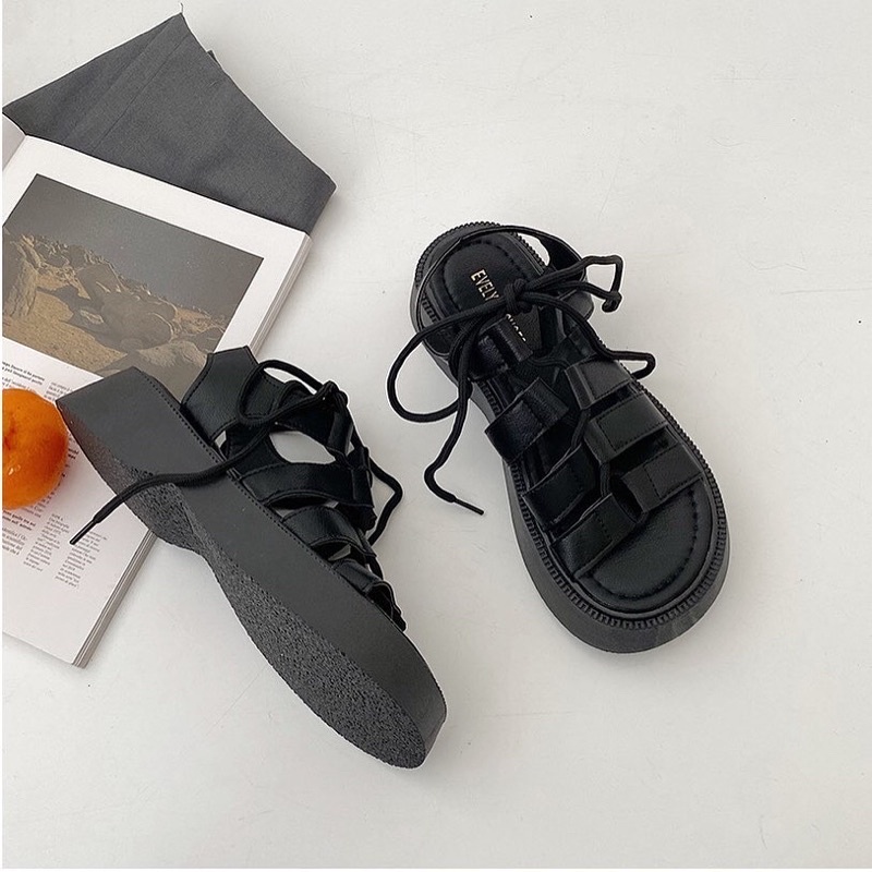 SANDAL NỮ ULZZANG THẮT DÂY PHONG CÁCH HÀN QUỐC