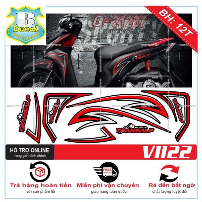 ( Quí khách vui lòng mang ra tiệm cho thợ dán ) Tem VISION 2016 DÁN XE ĐEN [Bi Decal]