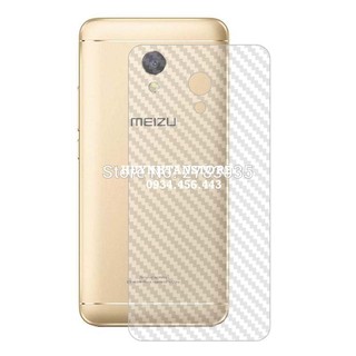 Miếng dán decal carbon mặt sau Meizu M5s mặt lưng chống trày xướt bám vân tay