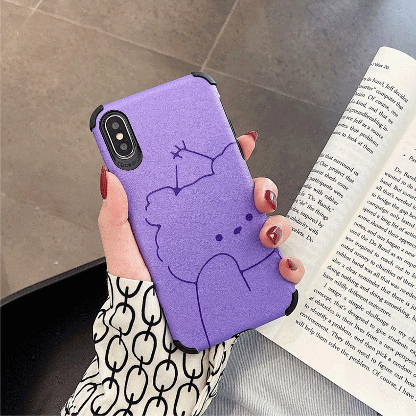 [ OPPO ] Ốp Lưng Da IMD Bear - R015 | BigBuy360 - bigbuy360.vn