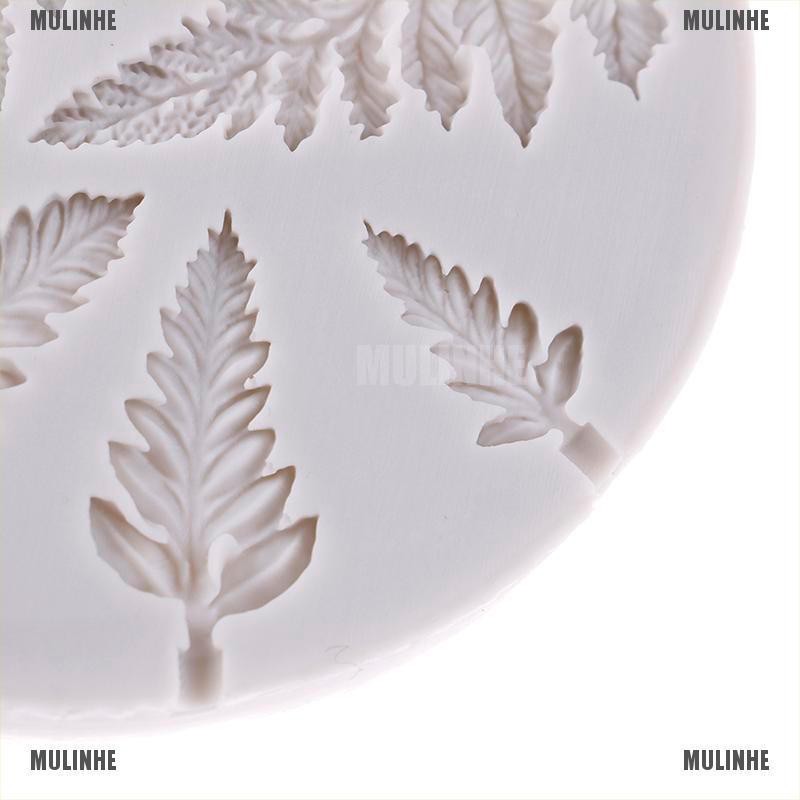Khuôn silicone Tạo Hình Lá Trang Trí Bánh