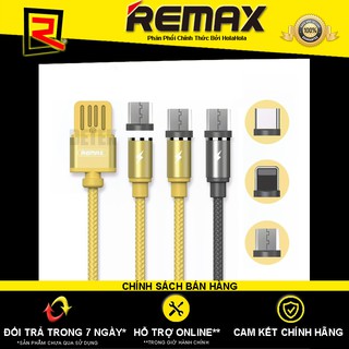 Cáp sạc Nam Châm Cổng Micro USB Remax RC-095m (Có hai màu Vàng/Bạc)