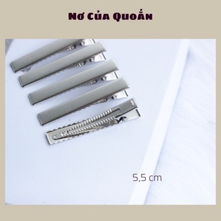 Sườn kẹp cá sấu inox cao cấp 5,5cm- nguyên liệu thủ công