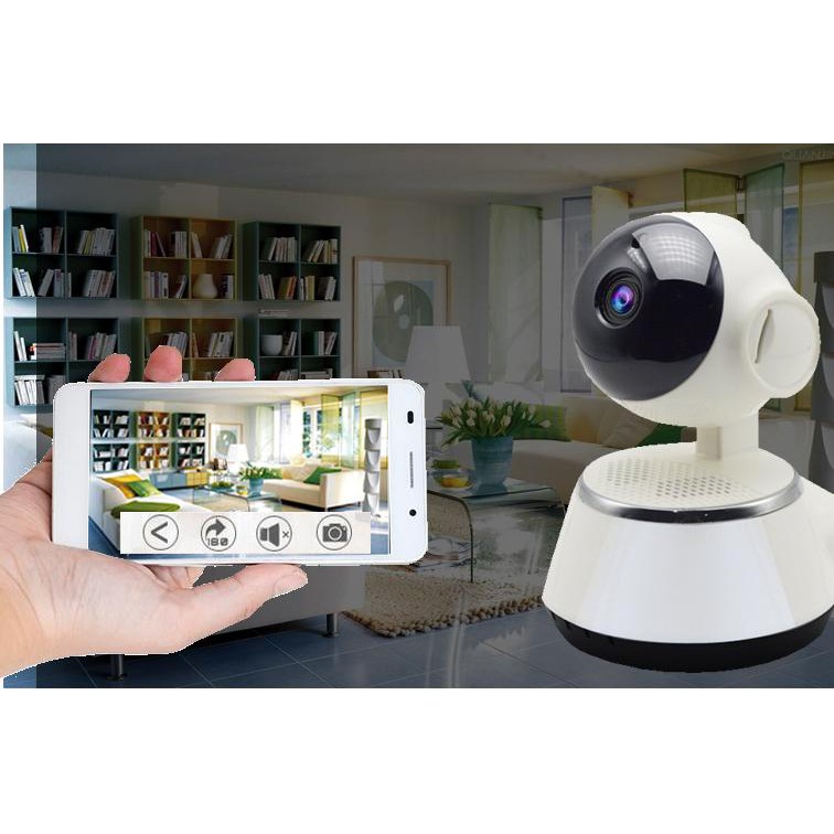 (KÈM THẺ CHUYÊN DỤNG)Camera IP Wifi KHÔNG DÂY V380 Plus FullHD 1080P,ghi âm, đàm thoại 2 chiều, cảnh báo, ghi hình