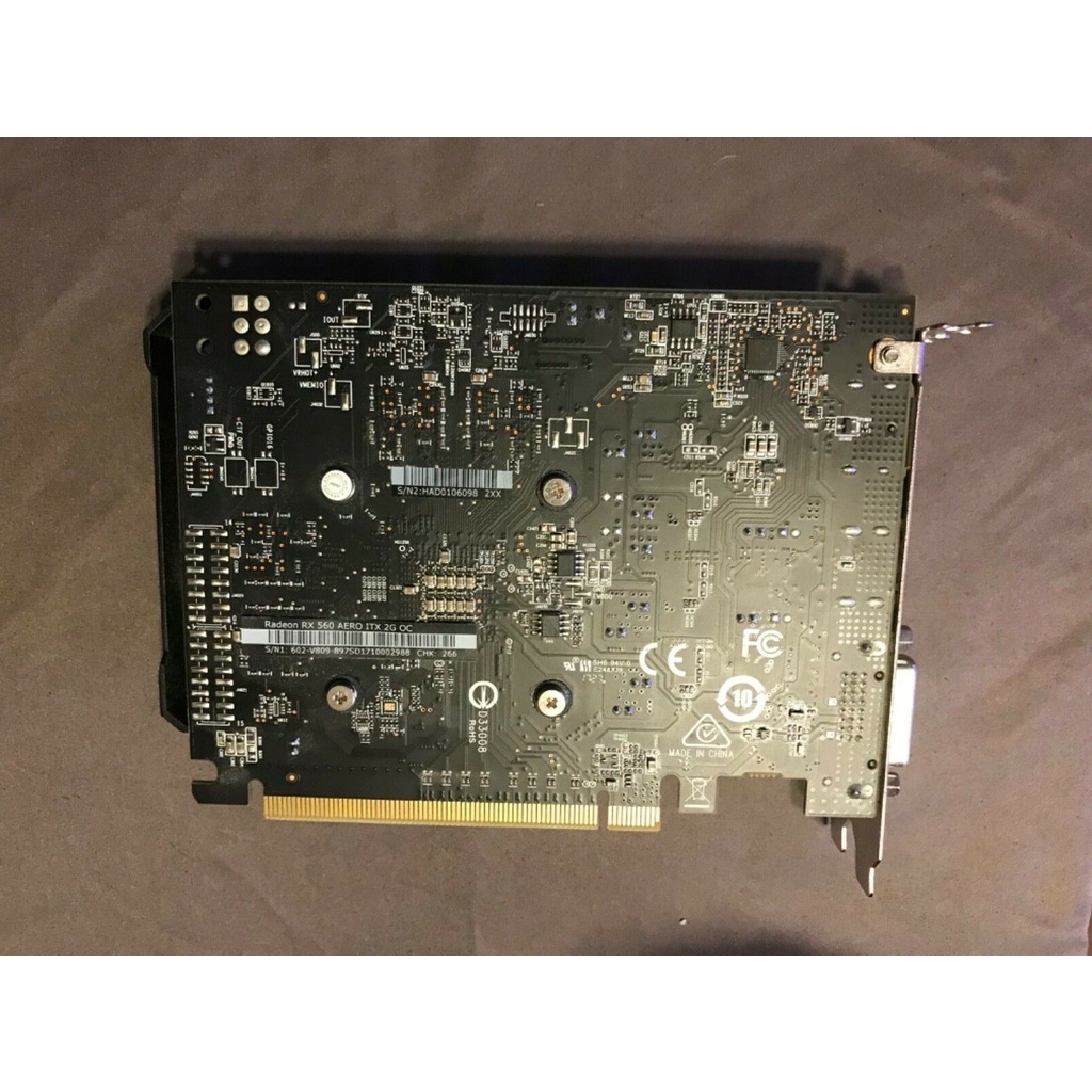 Card Màn Hình MSI Gaming Radeon RX 560 AERO ITX 2G OC | BigBuy360 - bigbuy360.vn