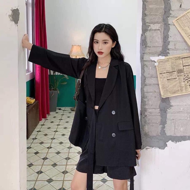 Set áo vest và cadigan