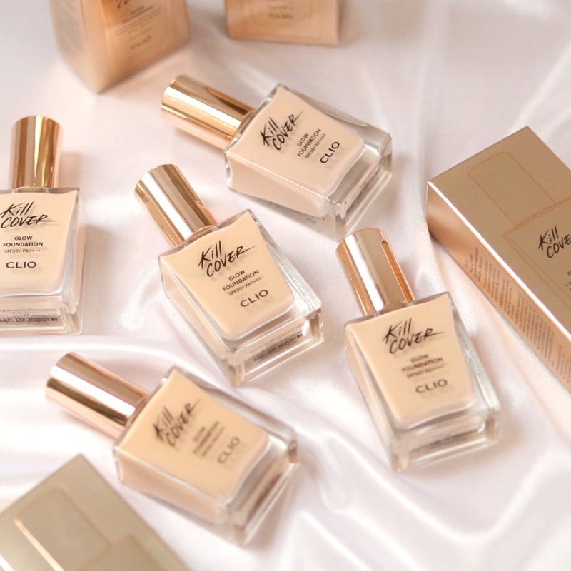 KEM NỀN CĂNG BÓNG CLIO KILL COVER GLOW FOUNDATION