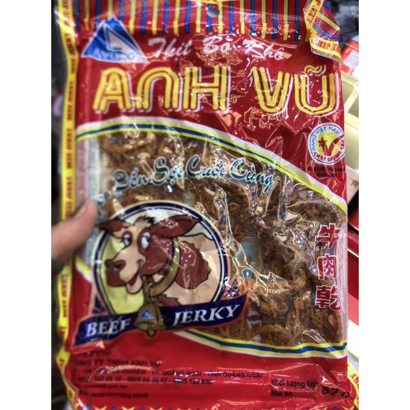 Thịt bò khô Anh vũ