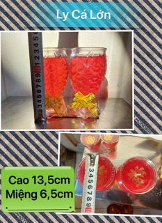 Đèn cầy ly - Ly Cá (hộp 3 hoặc 6 cặp)