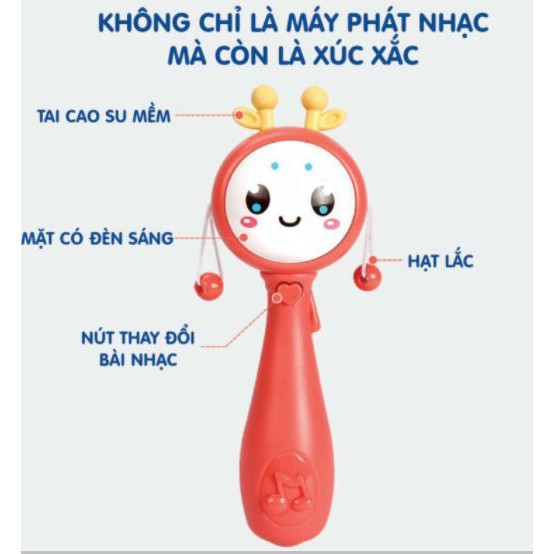 Bộ xúc xắc 5 món có nhạc Umoo- Đồ Chơi Xúc Xắc