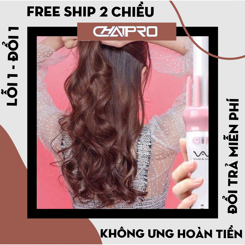 [Hàng Loại 1] Lược uốn xoăn, máy uốn xoăn xoay tự động 360 độ cao cấp- Bảo Hành 12 tháng