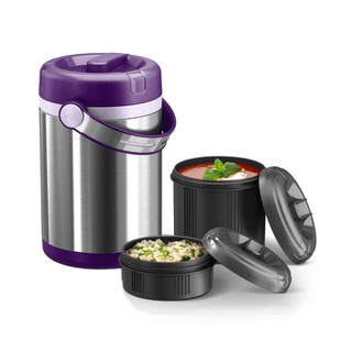 Cặp lồng giữ nhiệt emsa mobility isolier-speisegefäß 1,2 l edelstahl grün