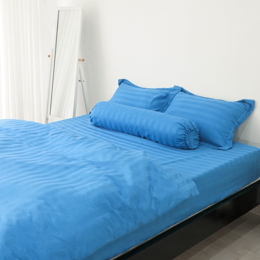 Bộ Chăn Ga Gối Mền Khách Sạn Thuần Việt Cao Cấp S16 - Drap Mền (Chăn) Mỏng Mịn, Chất Vải Mát Mẻ