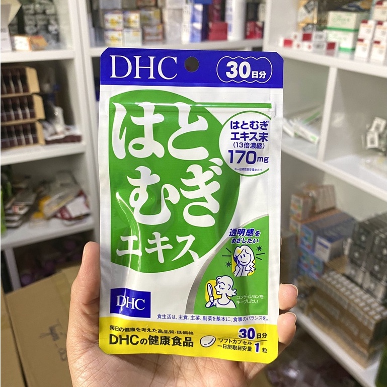 Viên uống trắng da DHC Adlay Extract Nhật Bản 30 Ngày