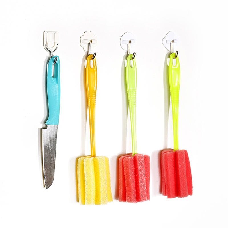 Set 10 móc dán tường xoay 180 độ 4 loại đa năng tiện dụng