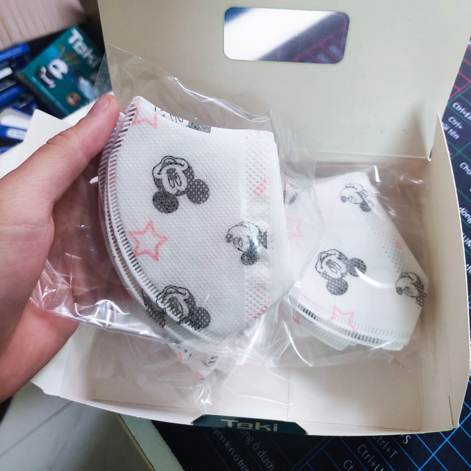[Hộp 3d mask cho bé 2-10 tuổi] Khẩu trang trẻ em 3d mask Taki và Bảo Anh chính hãng hộp 50 cái, đạt tiêu chuẩn bộ y tế