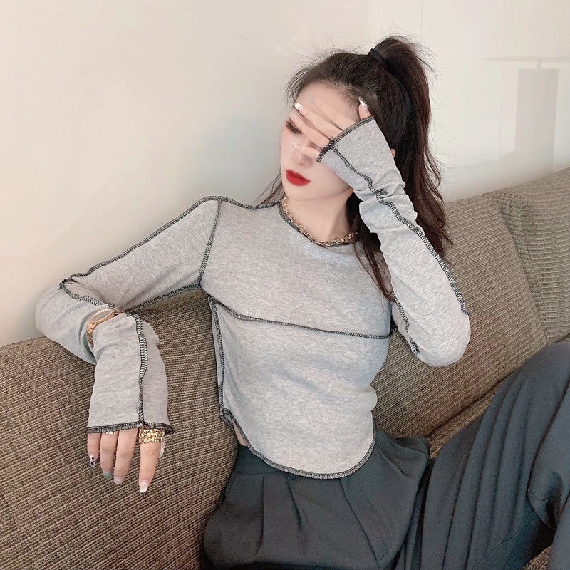 Áo thun COZOK tay dài dáng ôm thời trang