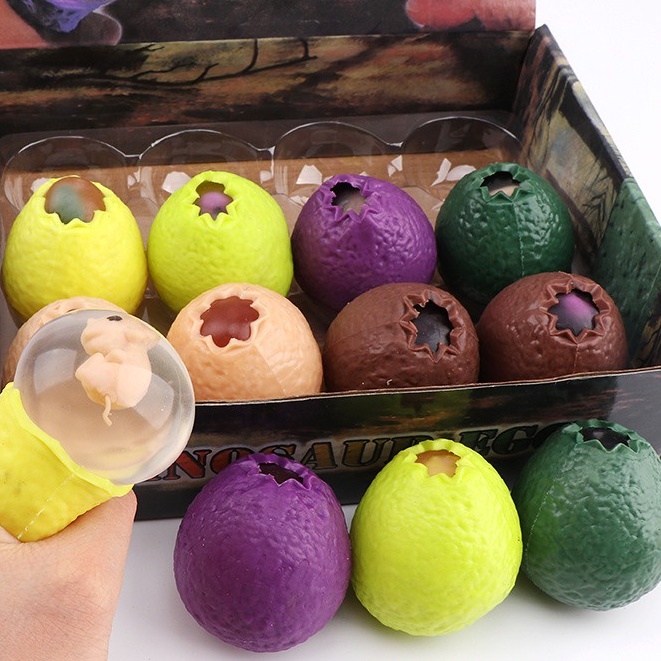 Trứng Khủng Long TIền Sử Bóp Trút Giận Gudetama 2 Lớp  giải trí xả stress hiệu quả cực vui nhộn