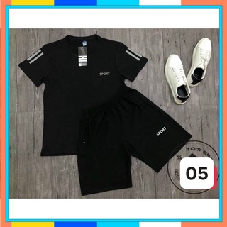Đồ Bộ Thể Thao Nam  Mặc Ở Nhà Phong Cách  Mùa Hè HU80