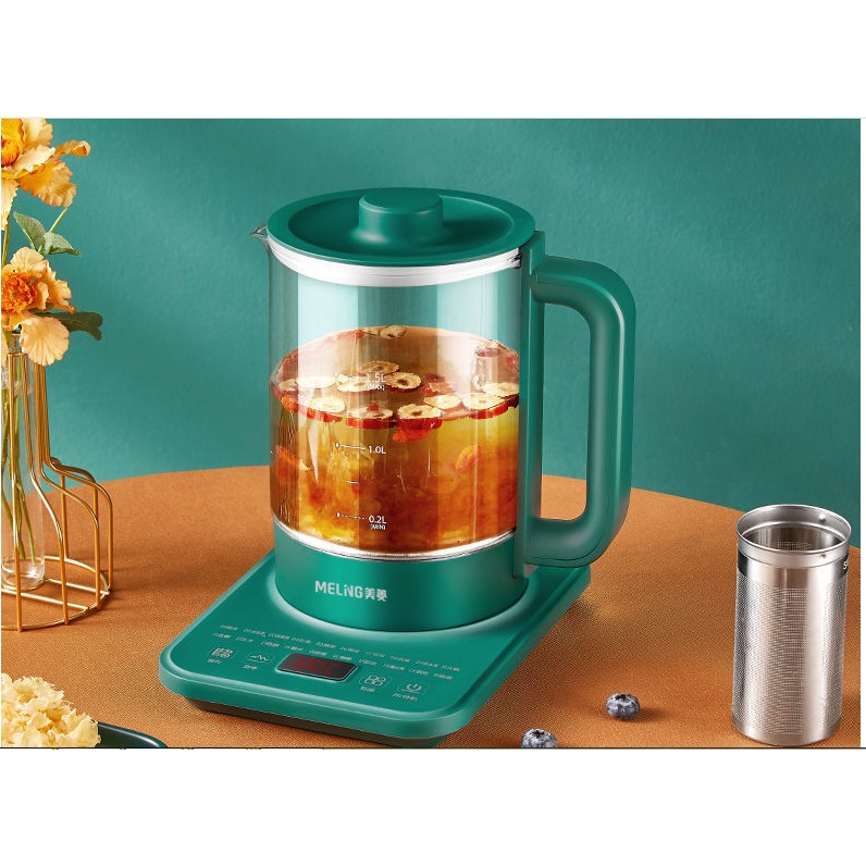 Ấm Đun Siêu Tốc Đa Năng 1.5Lít - Bình Đun Trà Thủy Tinh - Hầm Canh - Nấu, Hâm Sữa - Hầm Thức Ăn