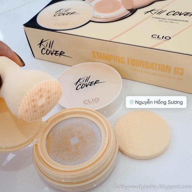 [CÓ SẴN] Kem nền dạng hũ Clio KILL COVER Stamping Foundation SPF50+ PA+++ | BigBuy360 - bigbuy360.vn