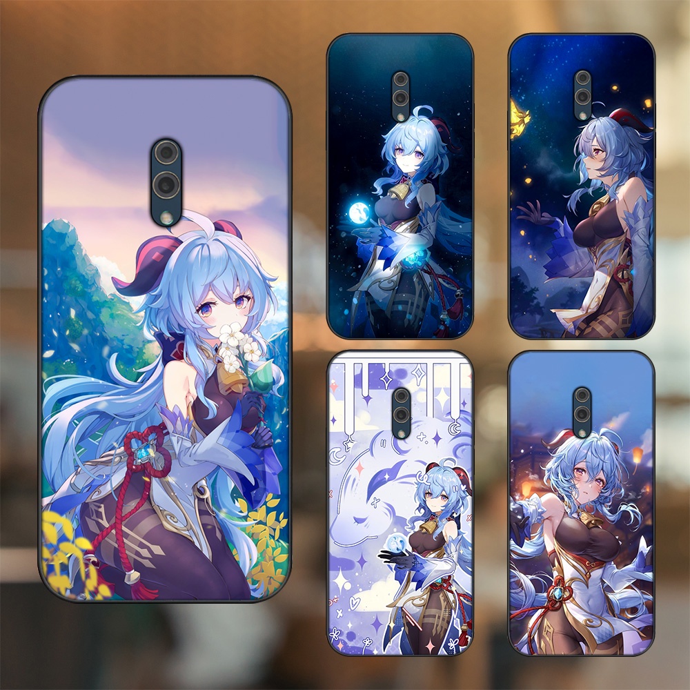 Ốp lưng Oppo K3 viền đen in hình Ganyu Genshin Impact