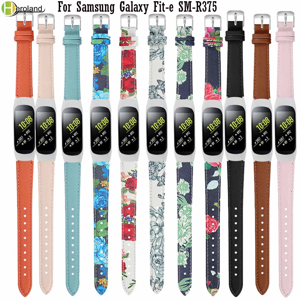 Dây Đeo Da Kiểu Dáng Thời Trang Dành Cho Đồng Hồ Thông Minh Samsung Galaxy Fit Sm-R370 / Galaxy fit-e SM-R375