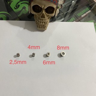 ộ 4 nong tai mầu trắng..2,5-4-6-8mm