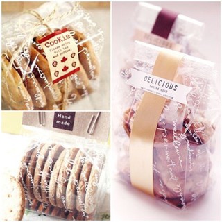 Túi cookie chữ tập 100 chiếc