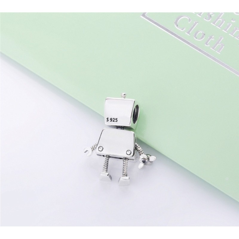 hạt charm pan robot boy bạc s925 cao cấp