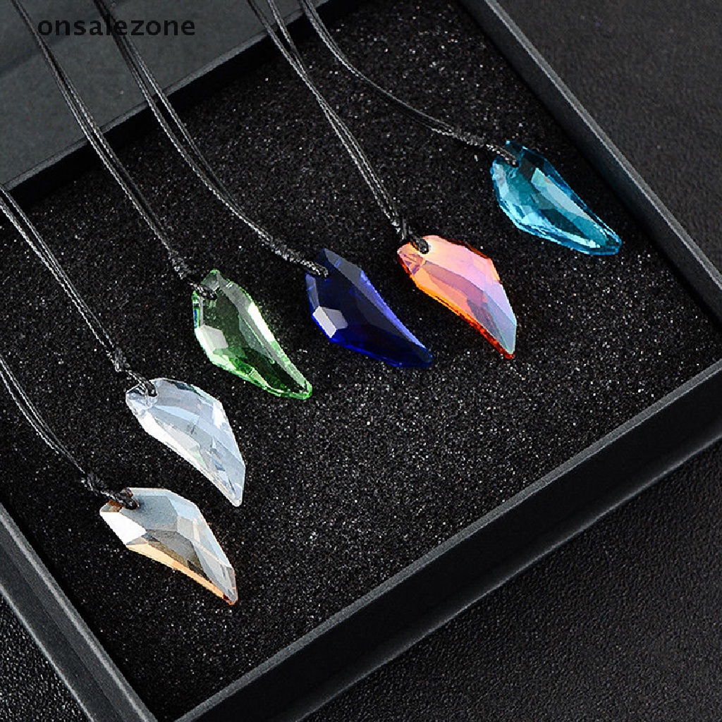 Vòng cổ Nanh Sói Bằng Đá Pha Lê Tự Nhiên Cho Nam Và Nữ