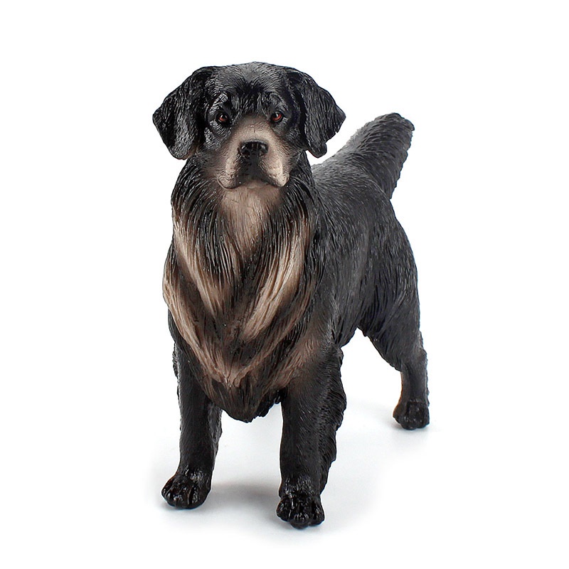 ♚Manufacturers Wholesale♚Simulation of solid animals large 22CM black golden retriever model static bonsai ornaments handy toys children's cognitive early education toys Montessori teaching aids