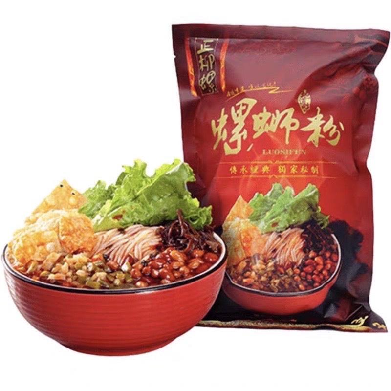 Bún ốc Liễu Châu gói 305g chuẩn nội địa siêu ngon full topping