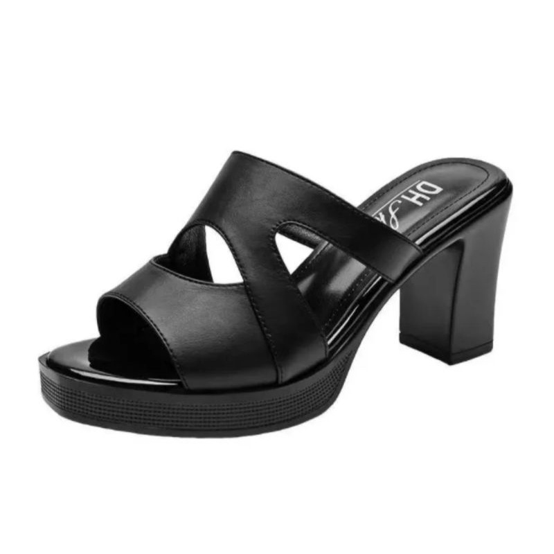 Dép cao gót khuyết eo 7f kiểu mới